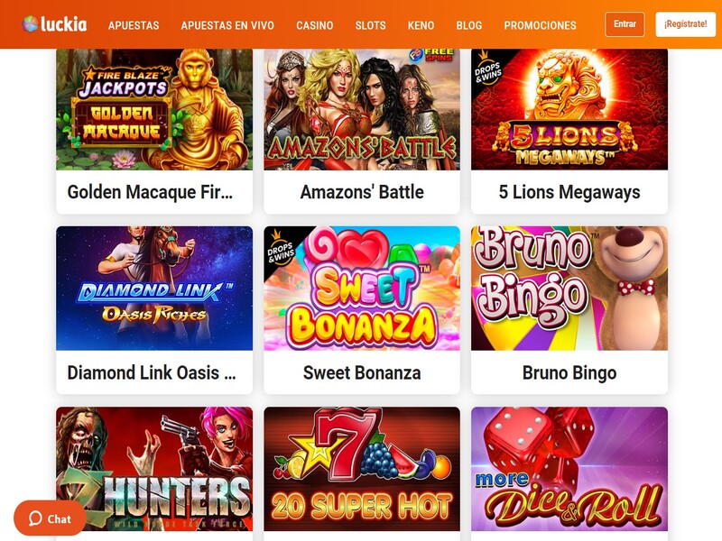 Slots, bingo, keno, juegos de mesa y más en Luckia Casino Online